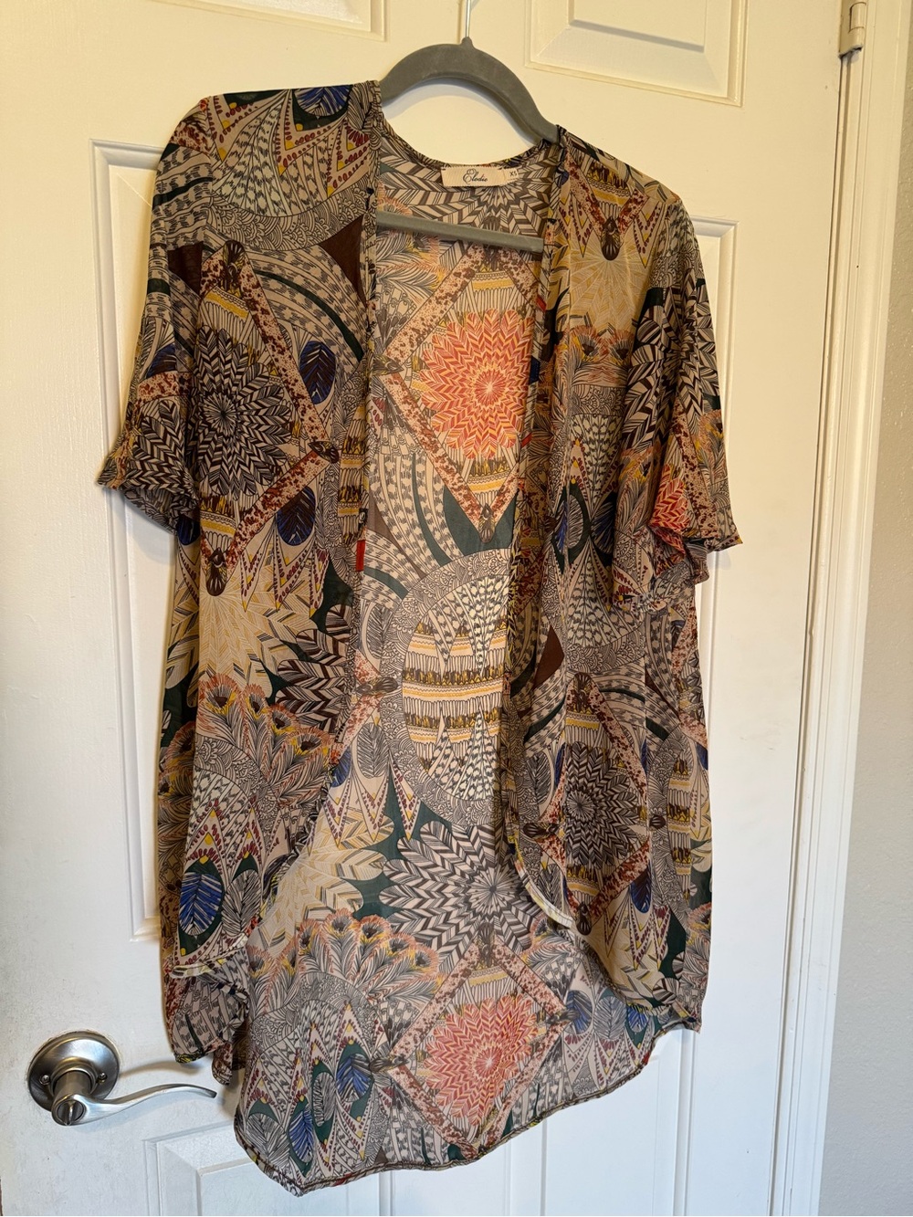 Women’s Sheer Kimono Style open front cardigan